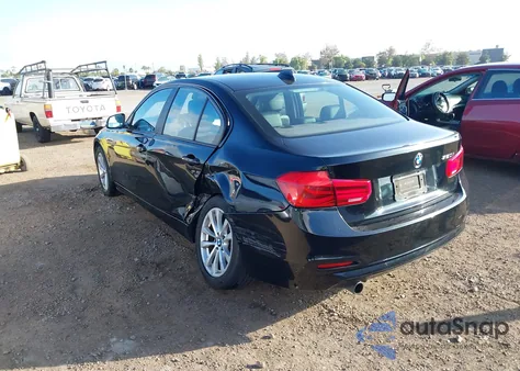 2016 BMW 320I из США, поврежденный, VIN WBA8E1G50GNT36933